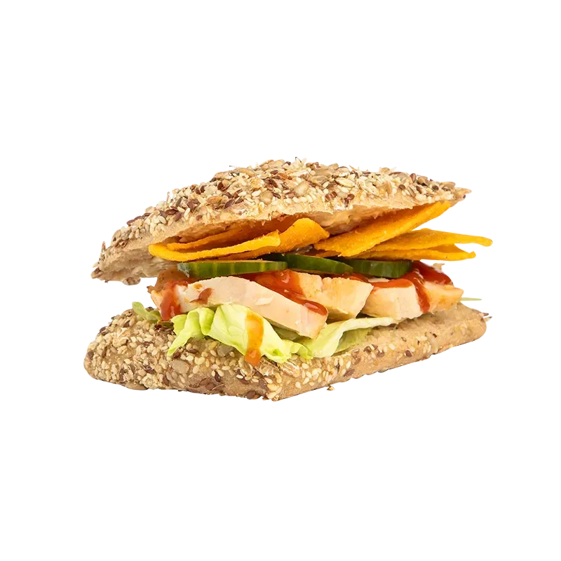 Seest Bakery Sandwich kylling salsa nachos krydret