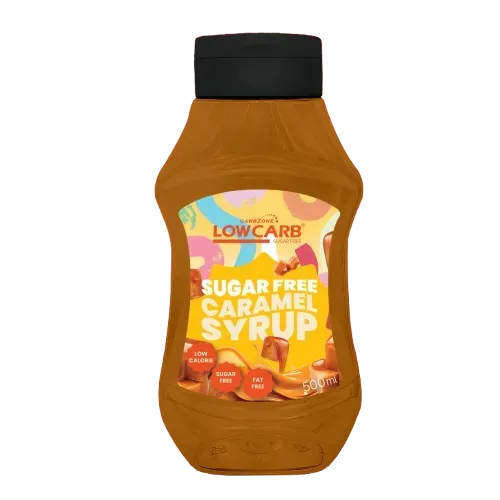 Carbzone Low Carb Sugar Free Caramel sirup 500g fedtfri