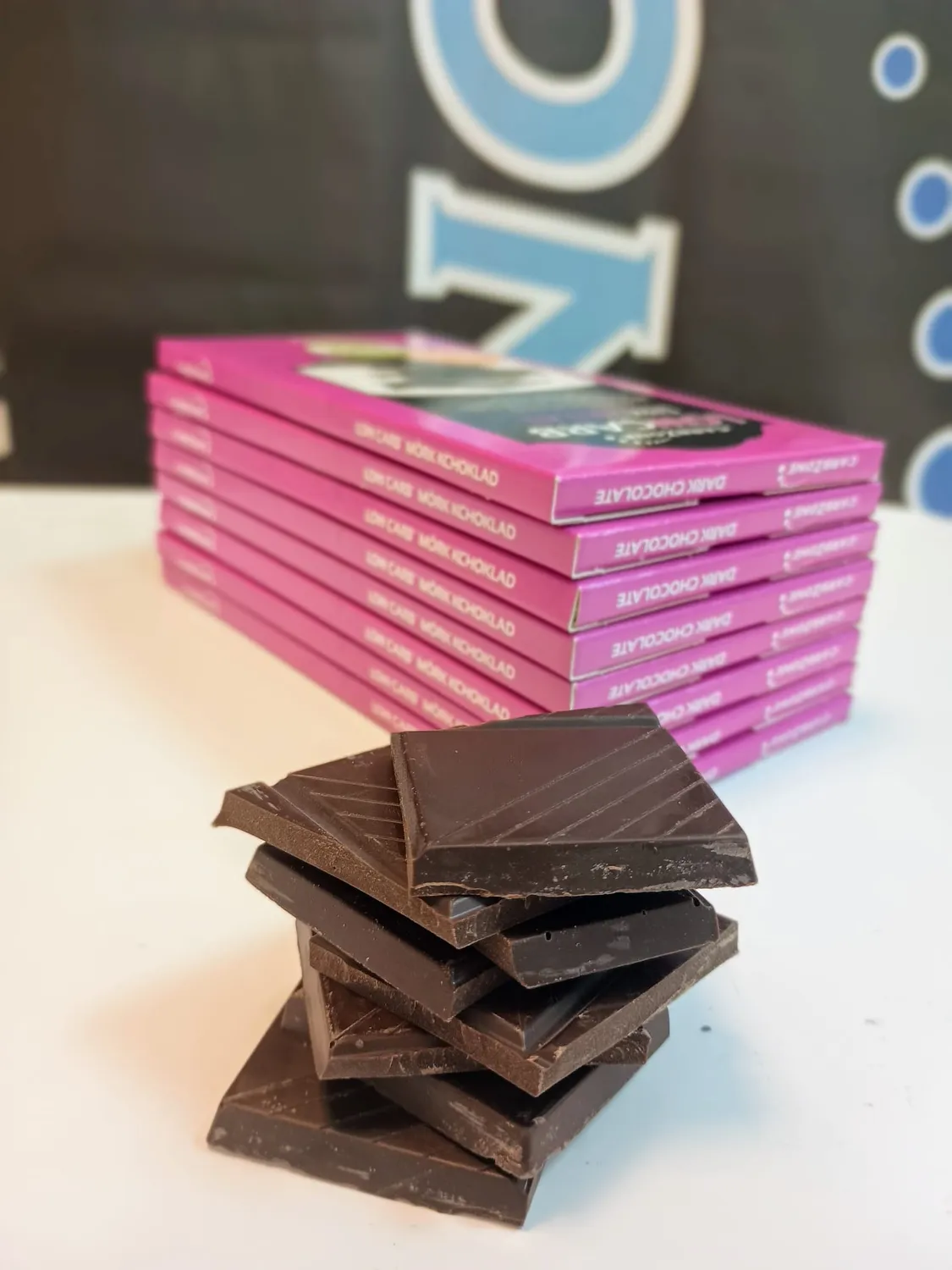 Carbzone Low Carb Mørk Choklad chokolade 100g sukkerfri