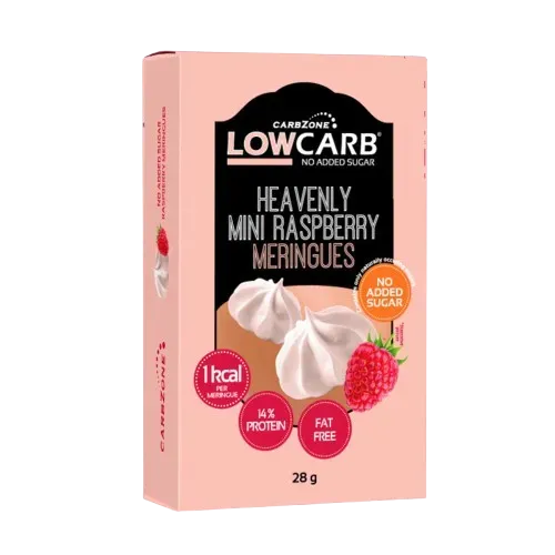 Carbzone Low Carb Heavenly Mini hindbær marengs 28g