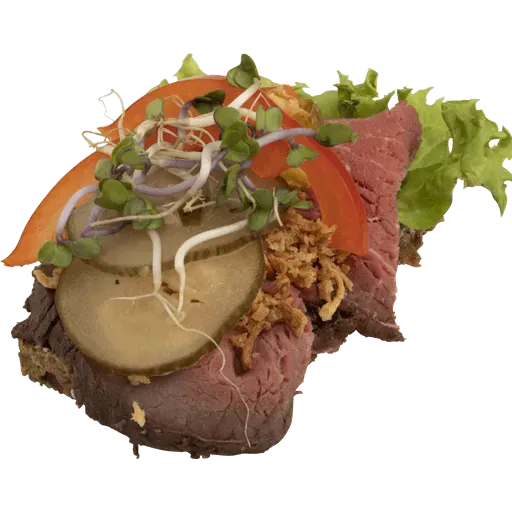 Seest Bakery Snitte med roastbeef sandwich frisk