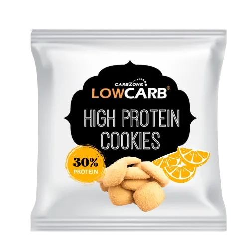 Carbzone Low Carb High Protein Cookies appelsin 3x50g
