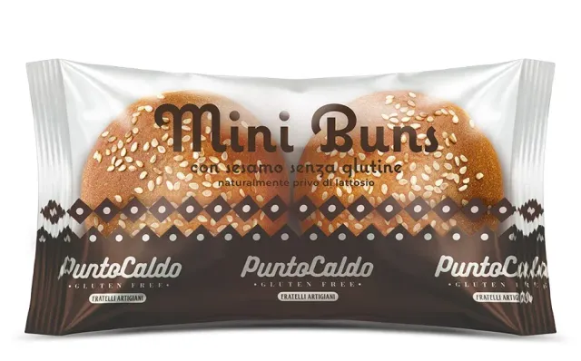 Punto Caldo minibuns sesam glutenfri 22 x 50 g mælkefri
